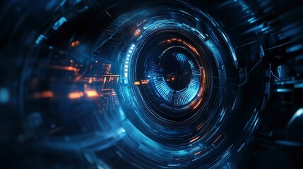 Security alert, technology, cyber security background