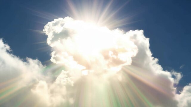 Stunning Visual of the Almighty Clouds and the Dramatic Ascension of the Resurrected Jesus Christ to Heaven: A Captivating Religious and Spiritual Video Experience
