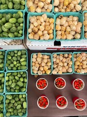 Farmers market table