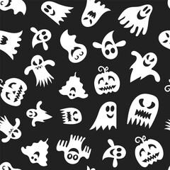 Seamless vector pattern for Halloween design