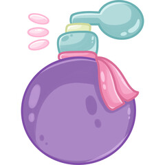 Perfume bottle cartooon