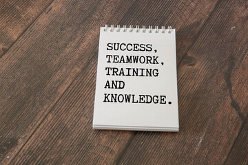 Obraz premium Training Need Assesment, text words typography written on paper against on blue background