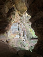 inside the cave