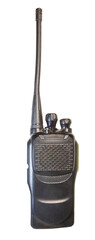 handheld communication two-way radio isolated on white background © aerogondo