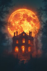 Fototapeta premium Halloween wallpaper or background