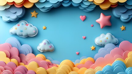 Concept of dreams, background or wallpaper of the dream world