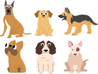 Dog illustration Vector Art