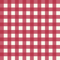 Pink Plaid Fabric Pattern