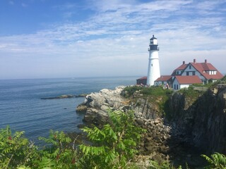 lighthouse in maine