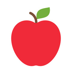 Apple fruit icon simple design