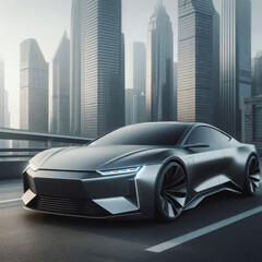 Silver Beast in the Concrete Jungle