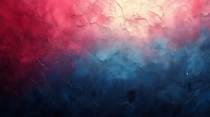 Abstract Red and Blue Grainy Background Poster with Vibrant Design