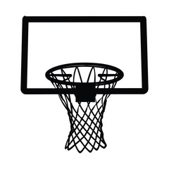 Basketball player silhouette vector