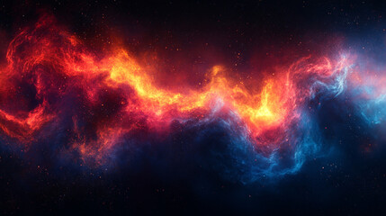 Naklejka premium Vibrant Abstract Background with Red and Blue Colors and Grainy Texture