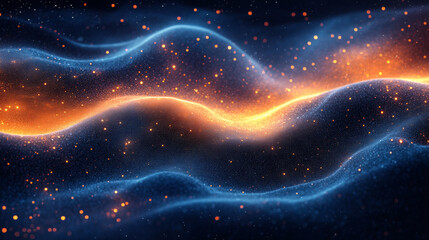 Obraz premium Abstract Grainy Noise Texture Retro Banner Background in Purple Tones