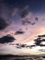 Sunset clouds in Costa Rica