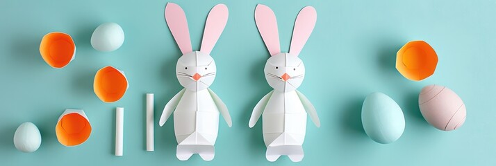 DIY Project for Children: Step-by-Step Guide to Making a Paper Bunny for Easter