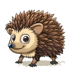 Hedgehog Poison element animal cartoon isolated whitebackground 16:9