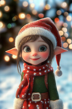 Christmas elf cartoon discount