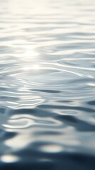 Abstract Water Surface Texture with Sunlight Reflection