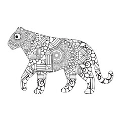 Tiger Coloring and Drawing Book For Kids.Have fun colouring