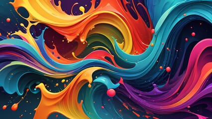 abstract colorful gradient background design wallpaper