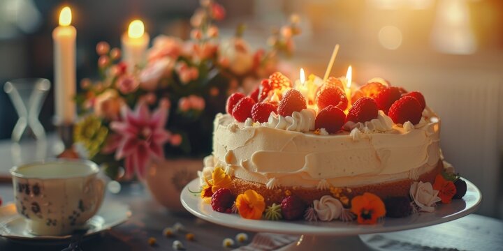Retirement cake stock photo