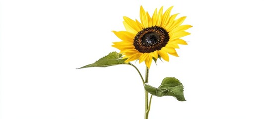 A single sunflower