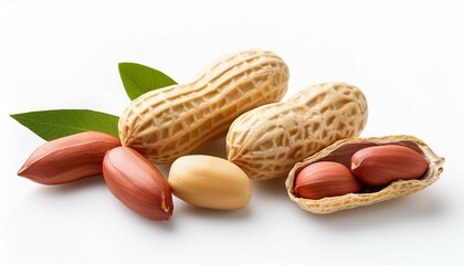 peanut white background
