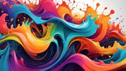 abstract colorful gradient background design wallpaper