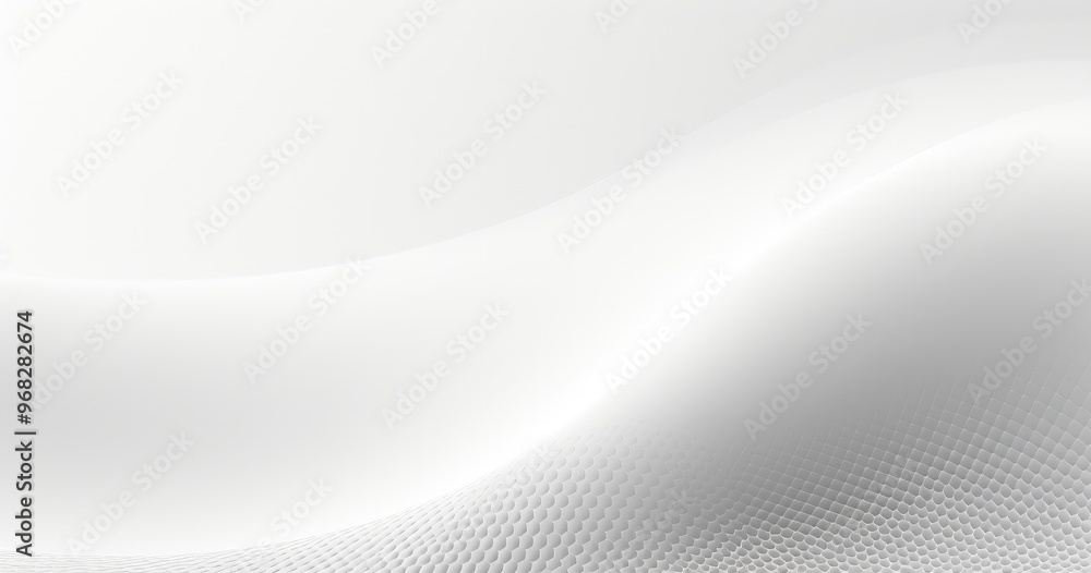 Aufkleber a soft, abstract gradient design featuring smooth curves and subtle textures in shades of white and 