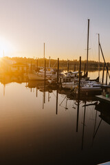 olympia washington boats in  puget sound, 