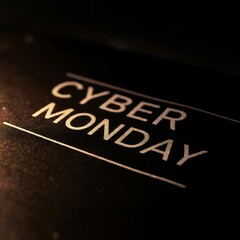 Fototapeta premium Cyber monday texture background