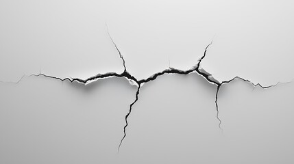 Cracked white wall abstract texture background