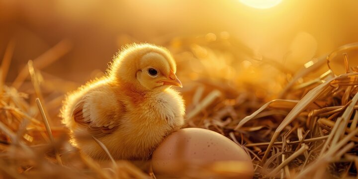 A young chicken known as a chick is a small and fluffy bird that emerges from an egg and matures into a full grown chicken