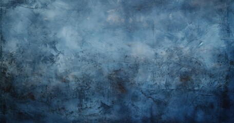 Obraz premium A textured abstract artwork in shades of blue, evoking a serene and calming atmosphere.