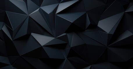 A textured abstract background featuring dark, angular shapes and facets.