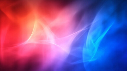 Abstract blur of orange and blue gradient background, evoking a sense of calm and creativity. Ideal for conveying energy, transformation, and artistic inspiration