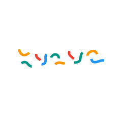 colorful sprinkle border