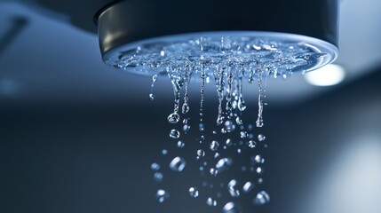 A close-up of water dripping from a light fixture, creating a dangerous situation in a home.