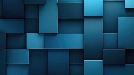 A textured blue abstract background featuring layered rectangular shapes in varying shades of blue.