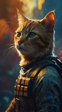 portrait of a cat