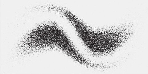 Dotwork abstract background, black grain texture, Abstract stipple sand effect, gradient backdrop from dots