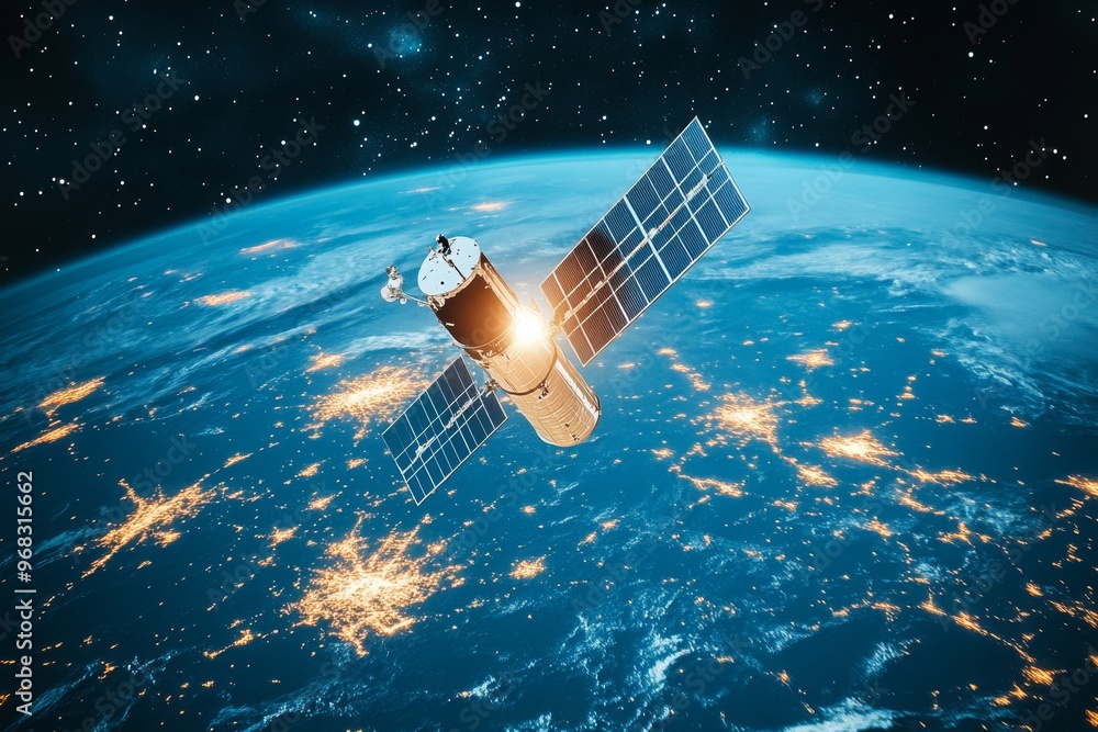 Poster global internet network enabled by telecommunication satellite for high speed data over europe