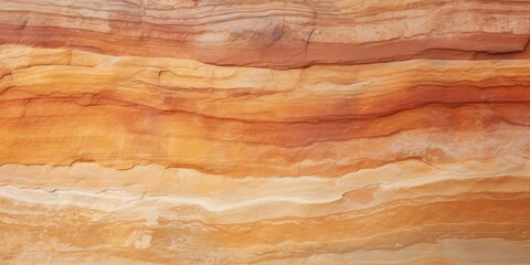 Striped rock formation