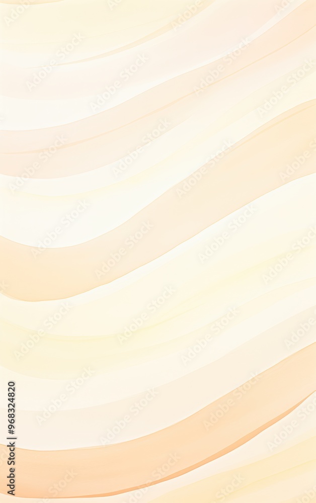 Poster soft wave pattern in gentle cream and beige tones, perfect for backgrounds and design projects.