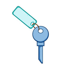 checkout door key hotel cartoon. reception concierge, suite reservation, lobby amenities checkout door key hotel sign. isolated symbol vector illustration