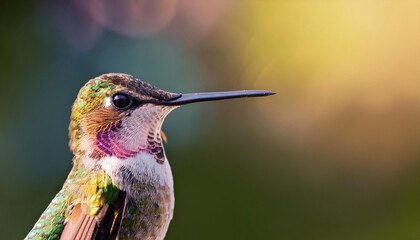 Fototapeta premium Close-Up of a Hummingbird