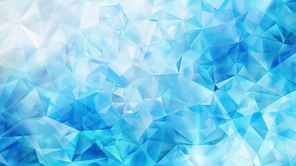 Naklejka premium A vibrant abstract background featuring a blend of blue tones and geometric shapes, ideal for digital design and creative projects.