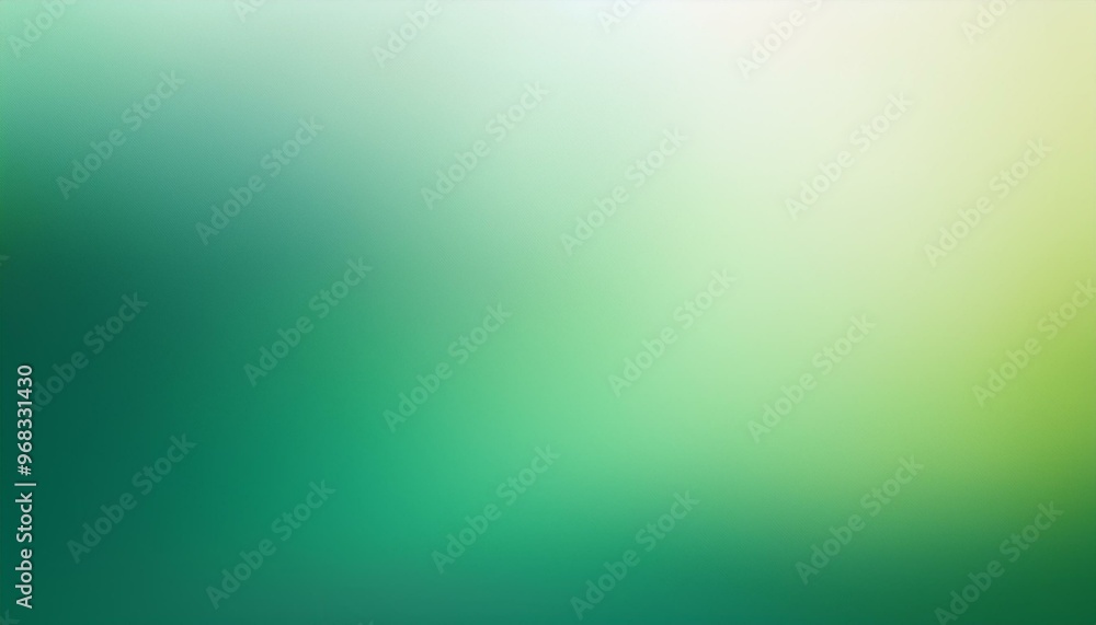 Poster a blurred gradient background transitioning from white to green